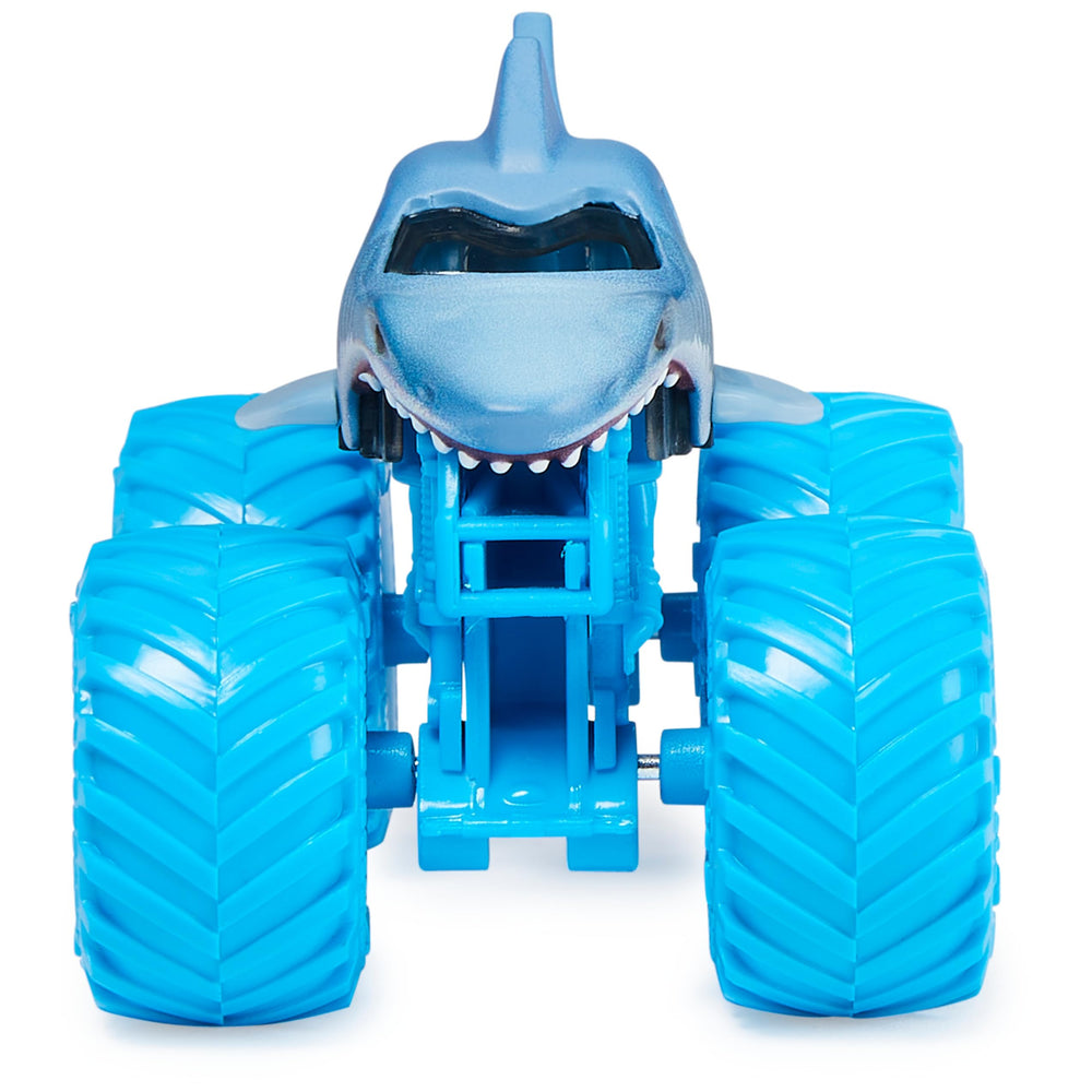 Monster Jam 1:64 diecast featuring bonus accessory for stunt setup