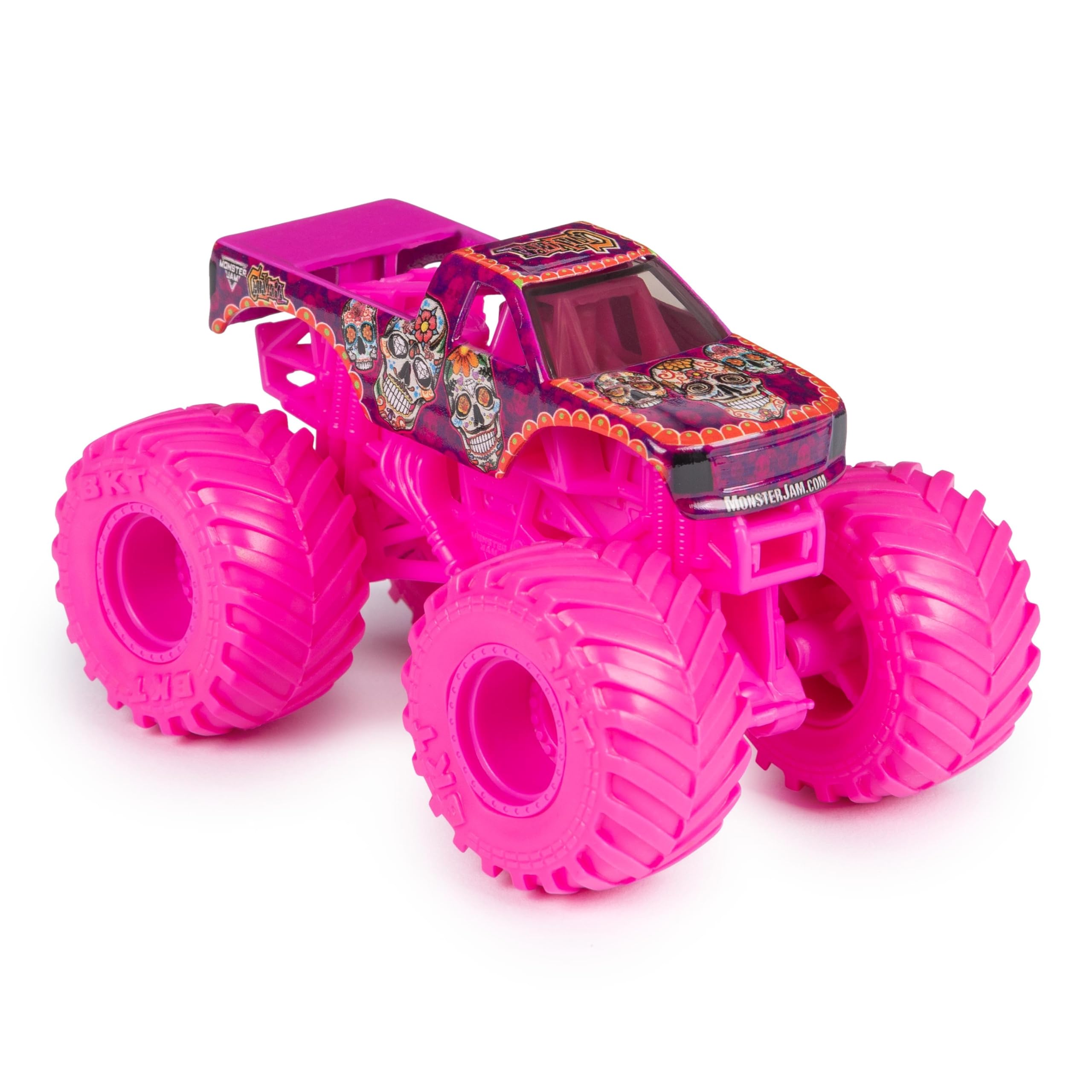 Monster Jam Calavera official tires convey authentic racing look
