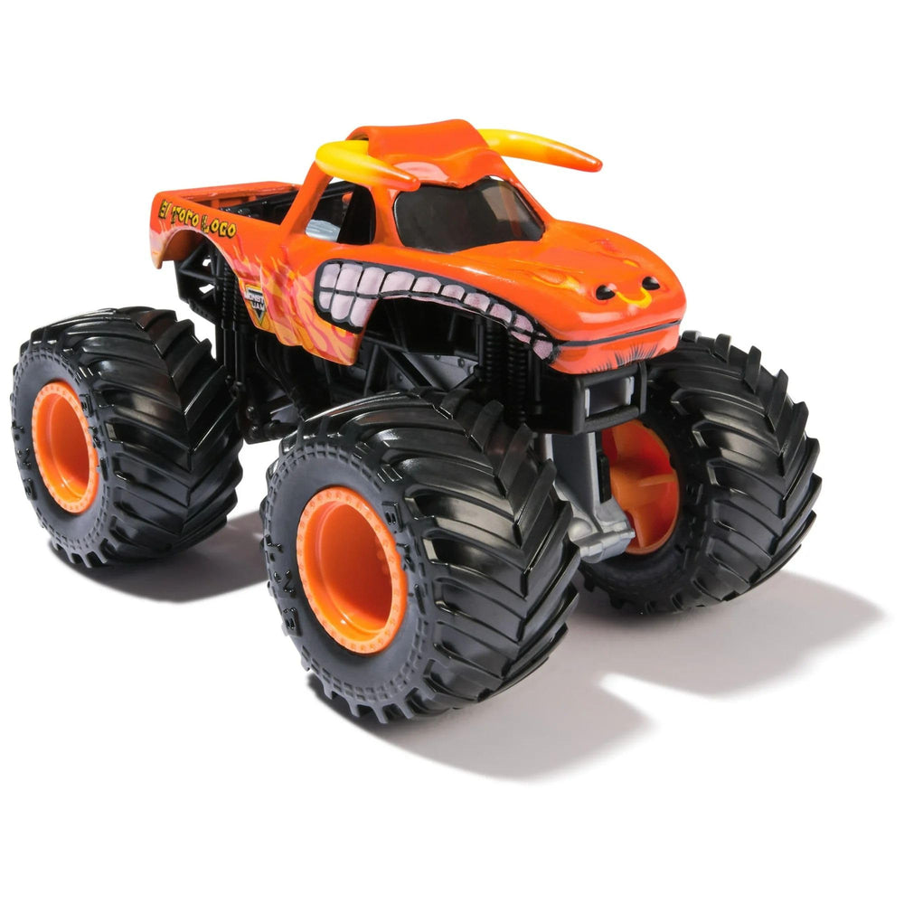 Monster Jam 2025 truck features BKT tires and detailed graphics for collectors