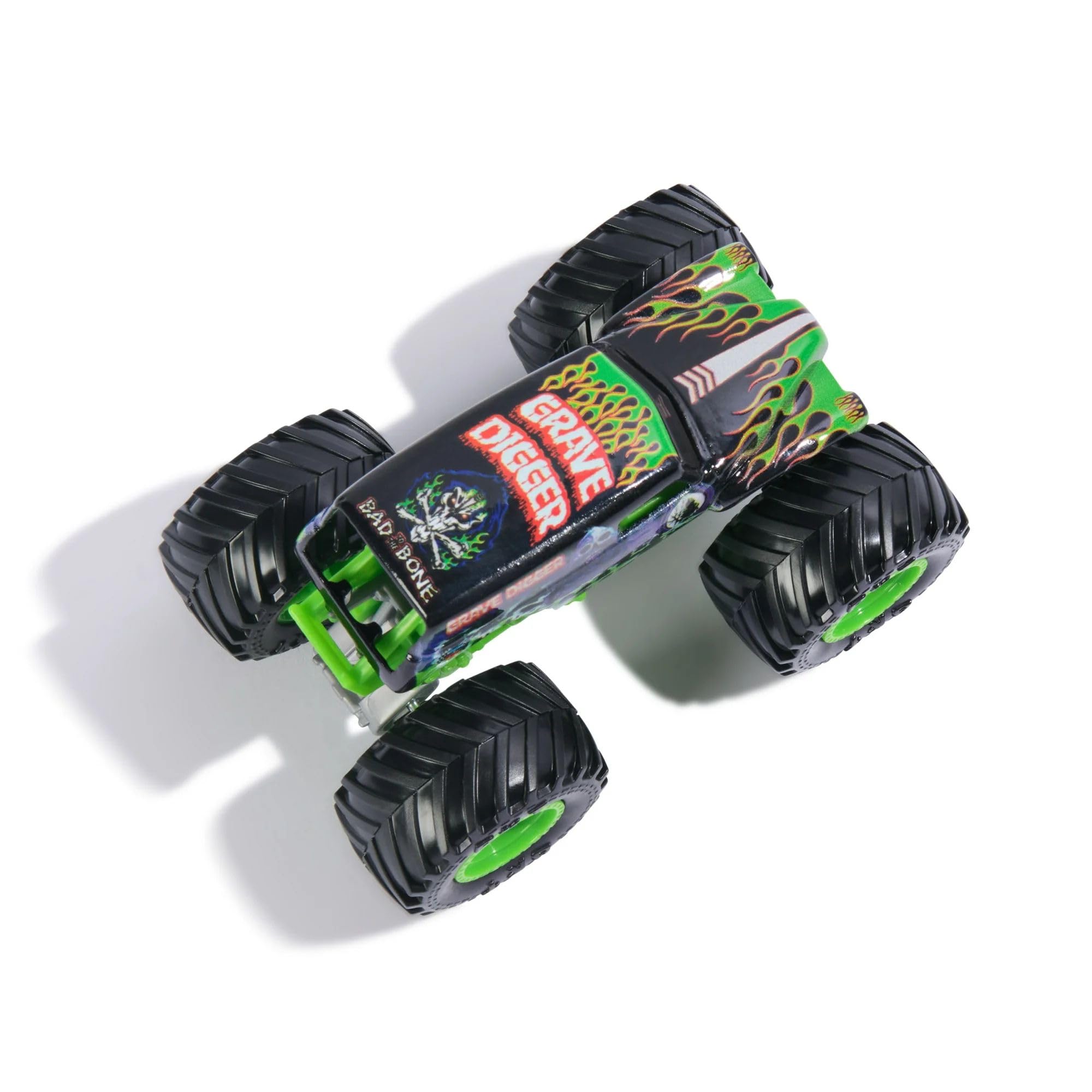 Monster Jam Grave Digger 1:64 diecast authentic chassis design supports sturdy play and display