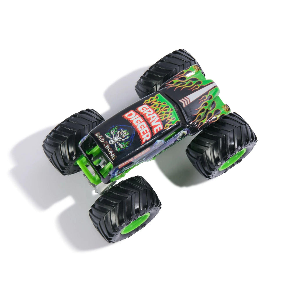 Monster Jam Grave Digger 1:64 diecast authentic chassis design supports sturdy play and display