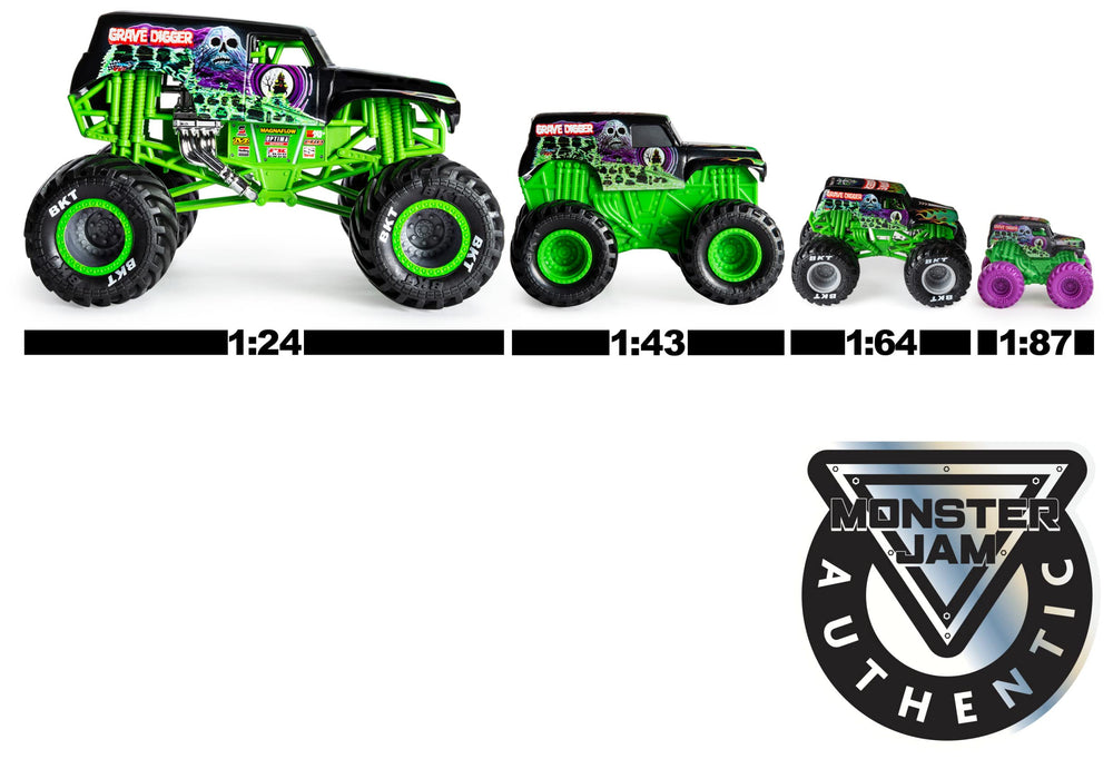 Monster Jam action out of the box sparks early racing excitement.