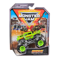 Monster Jam Avenger 164-scale diecast truck with authentic graphics for display and play.