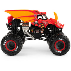 Monster Jam Bakugan Dragonoid 1:24 detailed graphics underline authentic branding for display