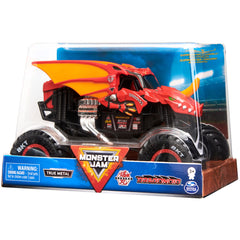 Monster Jam Bakugan Dragonoid 1:24 tires emphasize traction for play and stunts