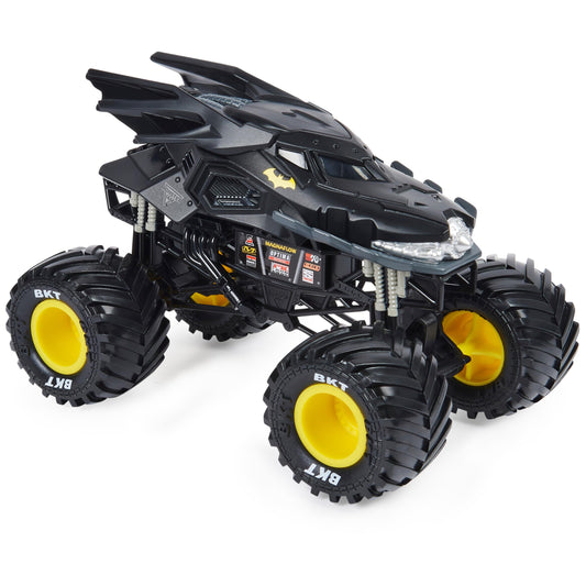 Monster Jam Batman truck 1:24 rear view showing detailed graphics