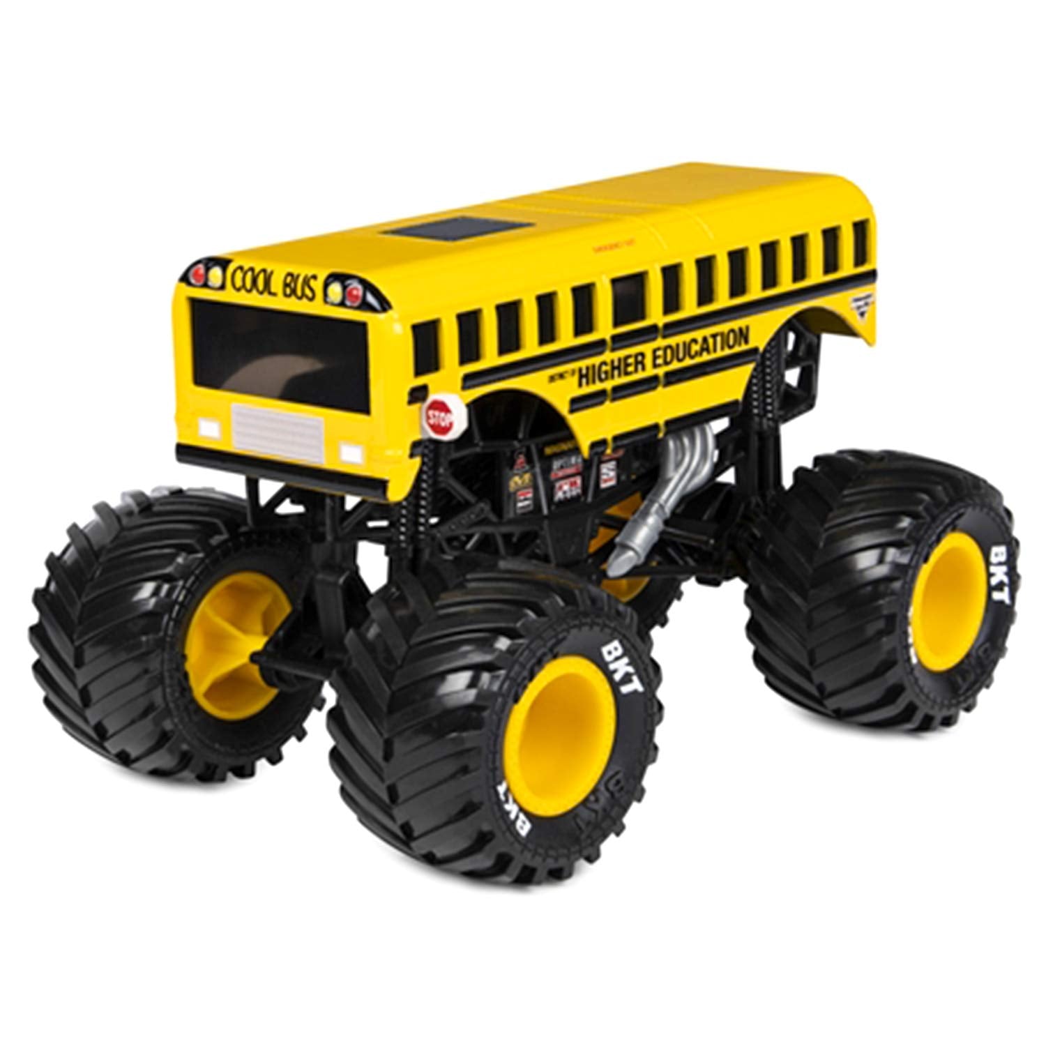 Monster Jam truck with BKT tires delivering stronger traction on any surface