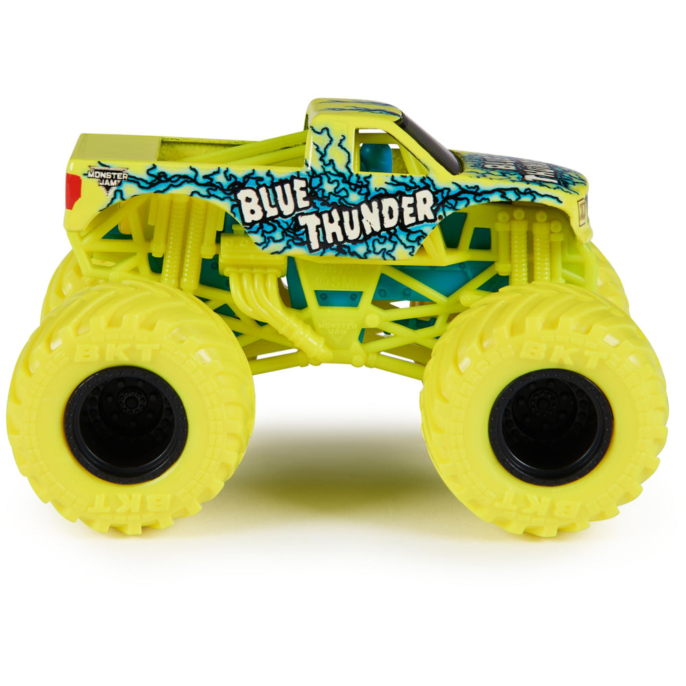 Blue Thunder 1:64 side view showing authentic graphics for collectors.