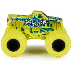 Blue Thunder 1:64 side view showing authentic graphics for collectors.