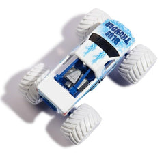 Monster Jam Blue Thunder die-cast truck ready for display or imaginative play.