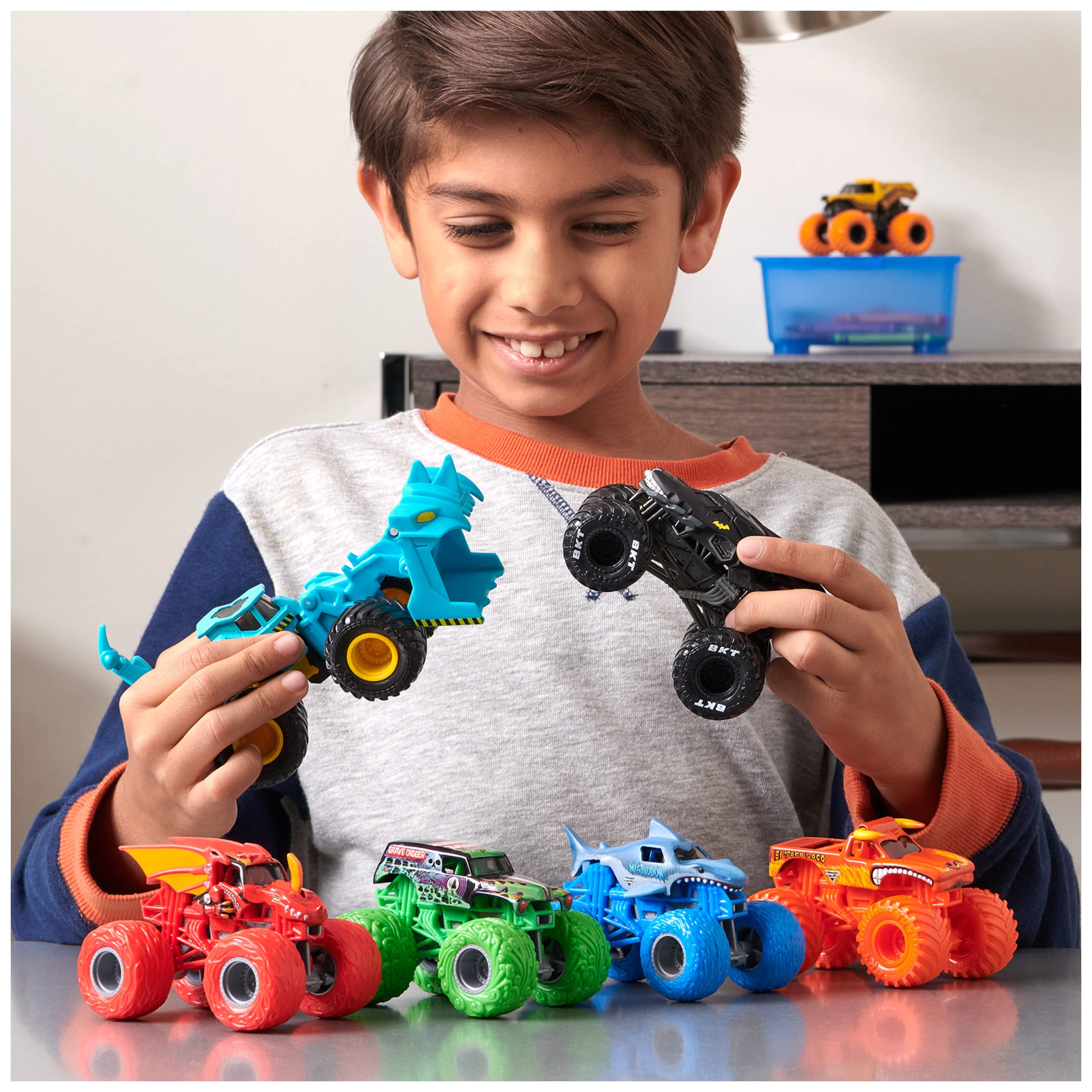 Monster Jam collection expands with multiple trucks to collect and trade.