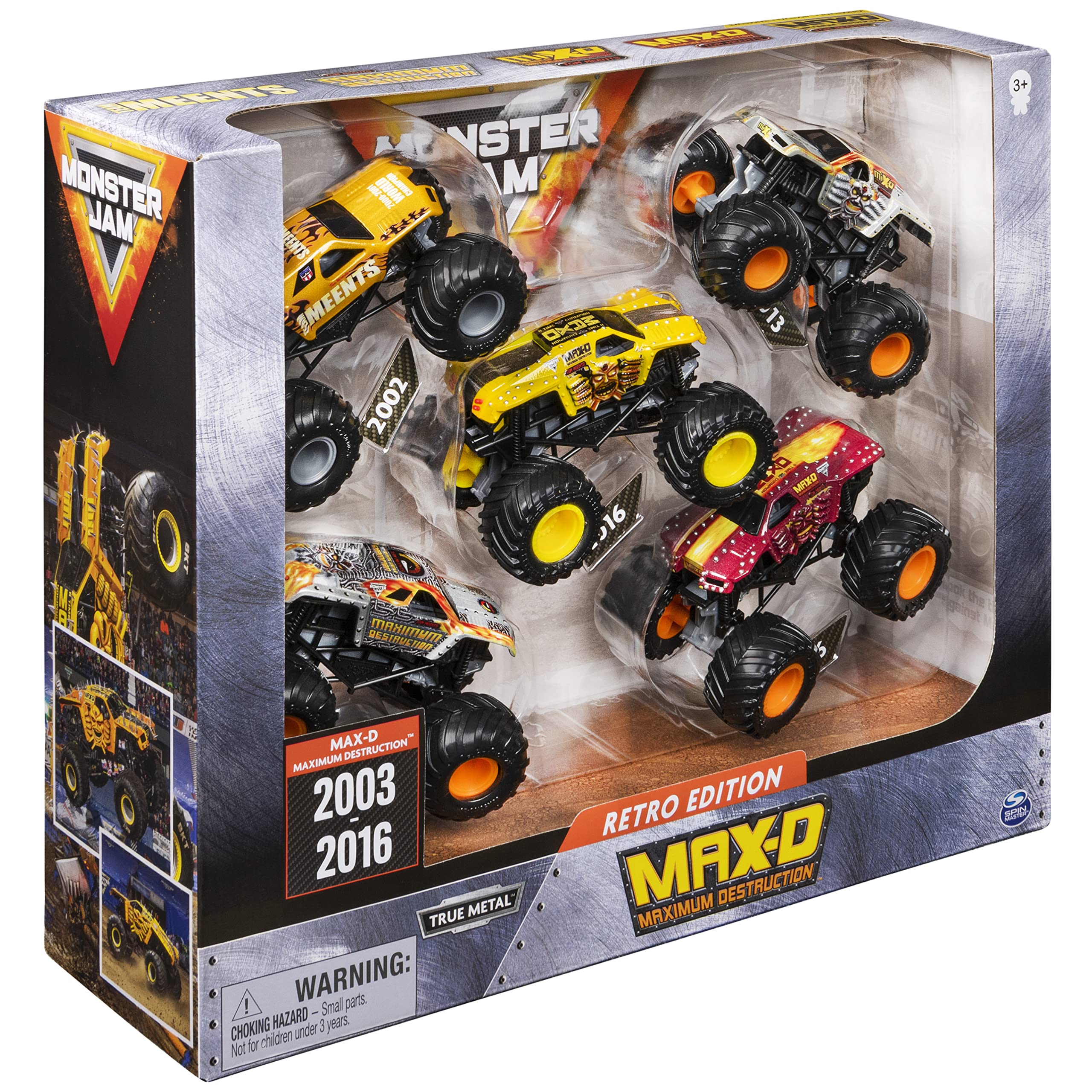 Ages 3+ friendly toy trucks encourage imaginative play and collection.