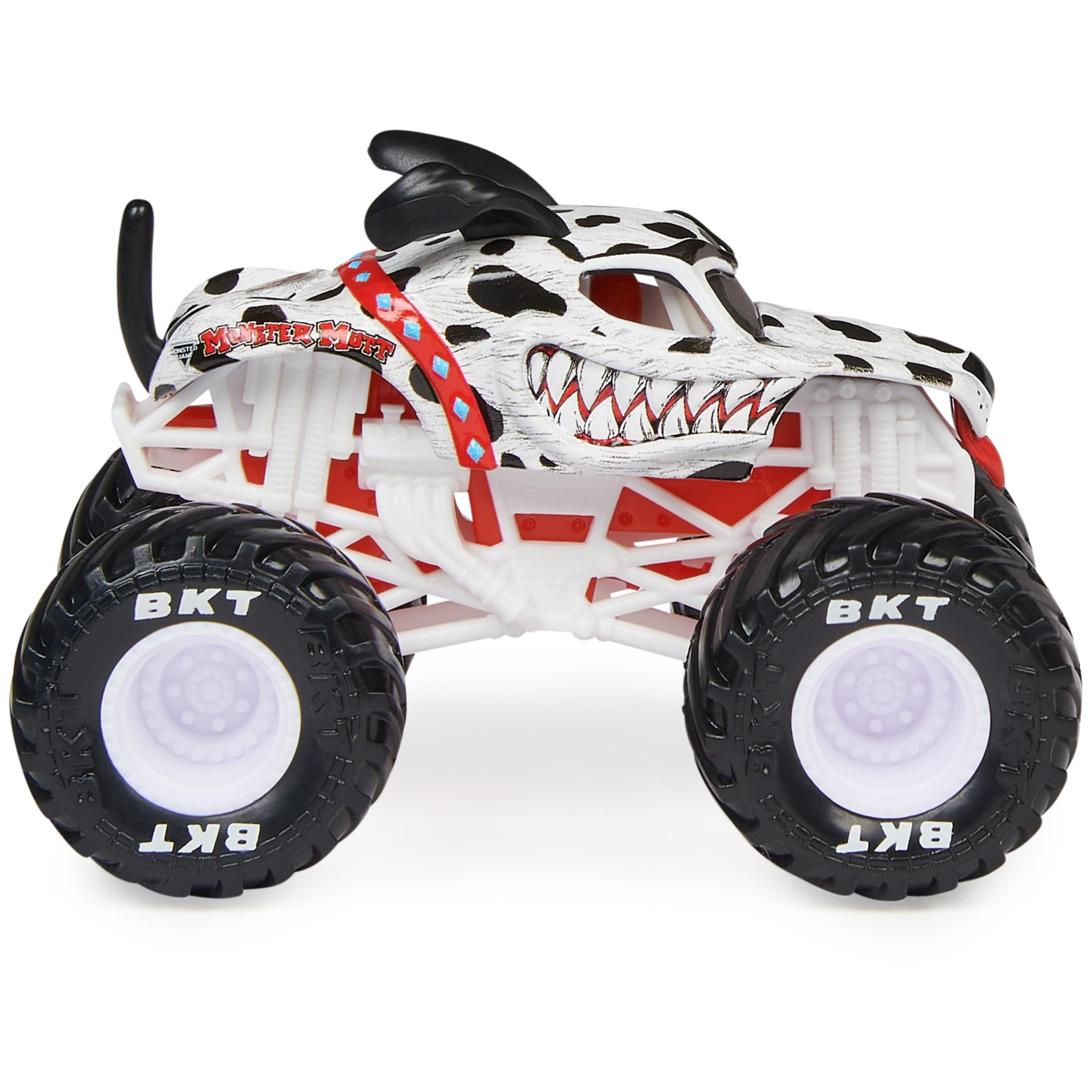 Monster Jam collector poster QR viewable after scanning packaging, expanding play collection.