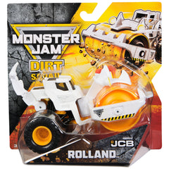 Monster Jam Dirt Squad 1:64-scale die-cast truck with moving parts for dynamic play.