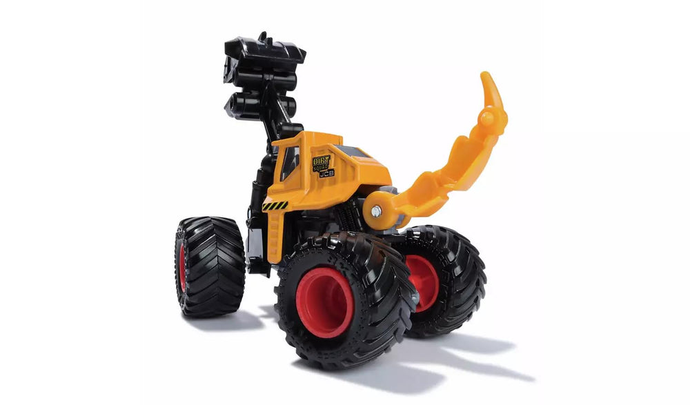 Official Spin Master Monster Jam license reinforces authentic, collectible dirt squad excitement.