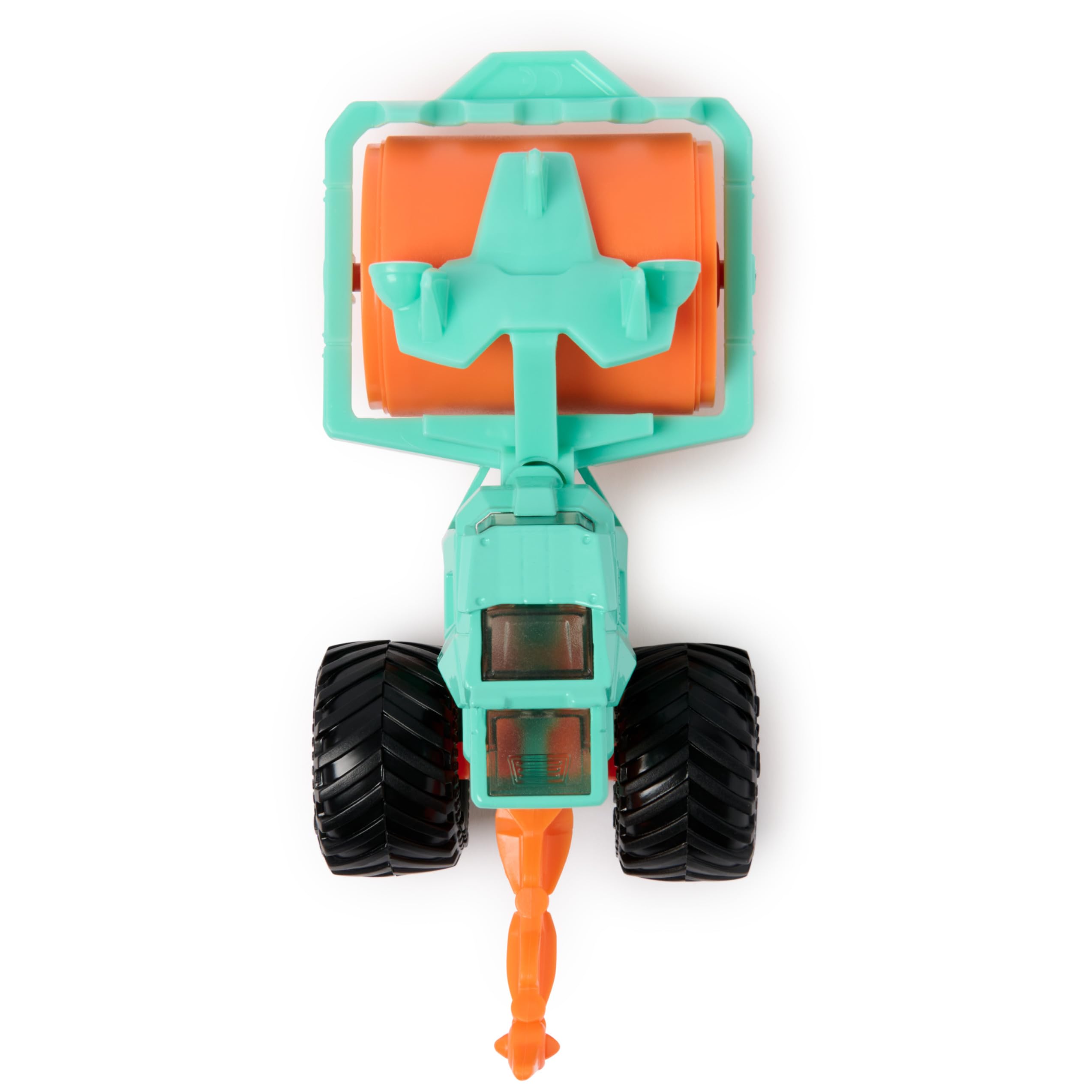 Monster Jam Dirt Squad moving claw sparks imaginative stunt play.