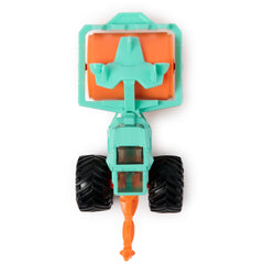 Monster Jam Dirt Squad moving claw sparks imaginative stunt play.