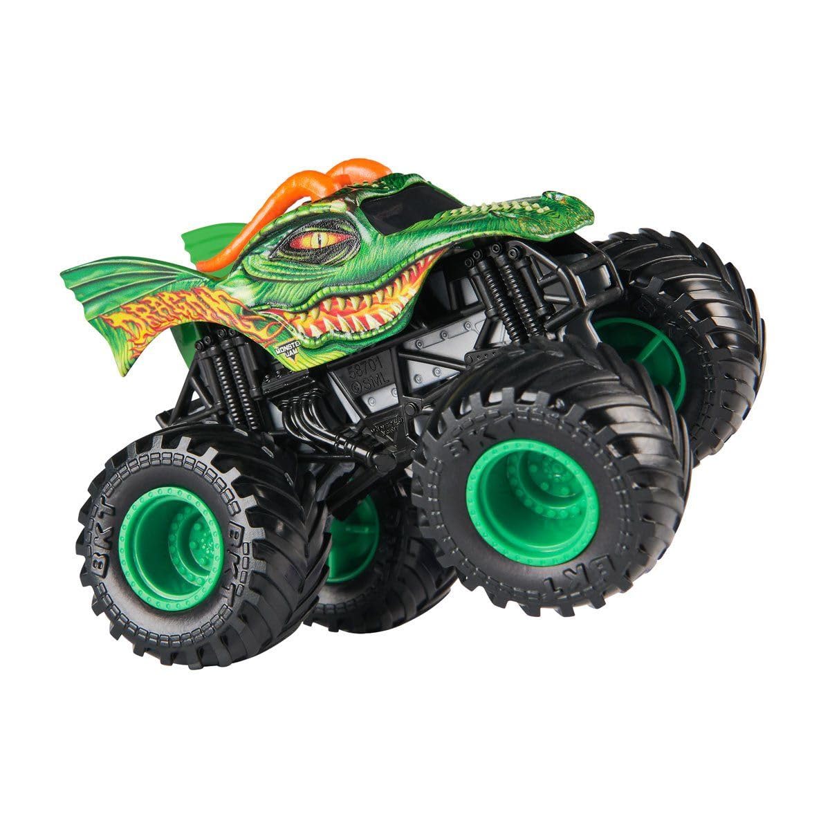 Monster Jam Dragon 1:64 die-cast with authentic graphics for collection