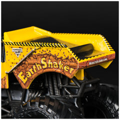 Collectible posters help organize a growing Monster Jam collection.