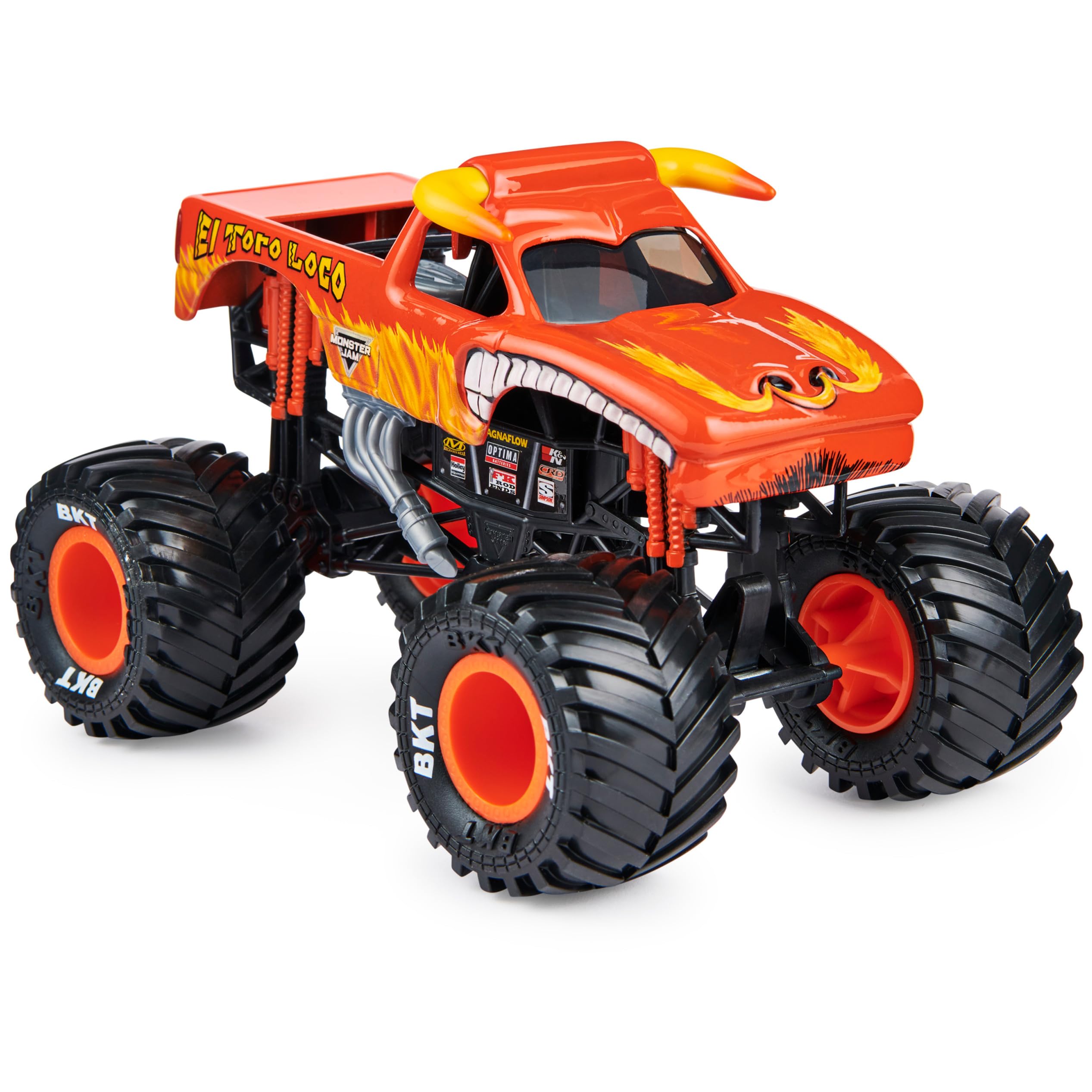 El Toro Loco 1:24 with BKT tires for enhanced traction during play.