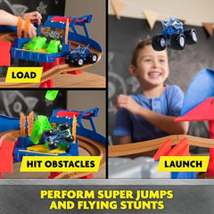 El Toro Loco 1-64 die-cast truck by Monster Jam for authentic scale detail.