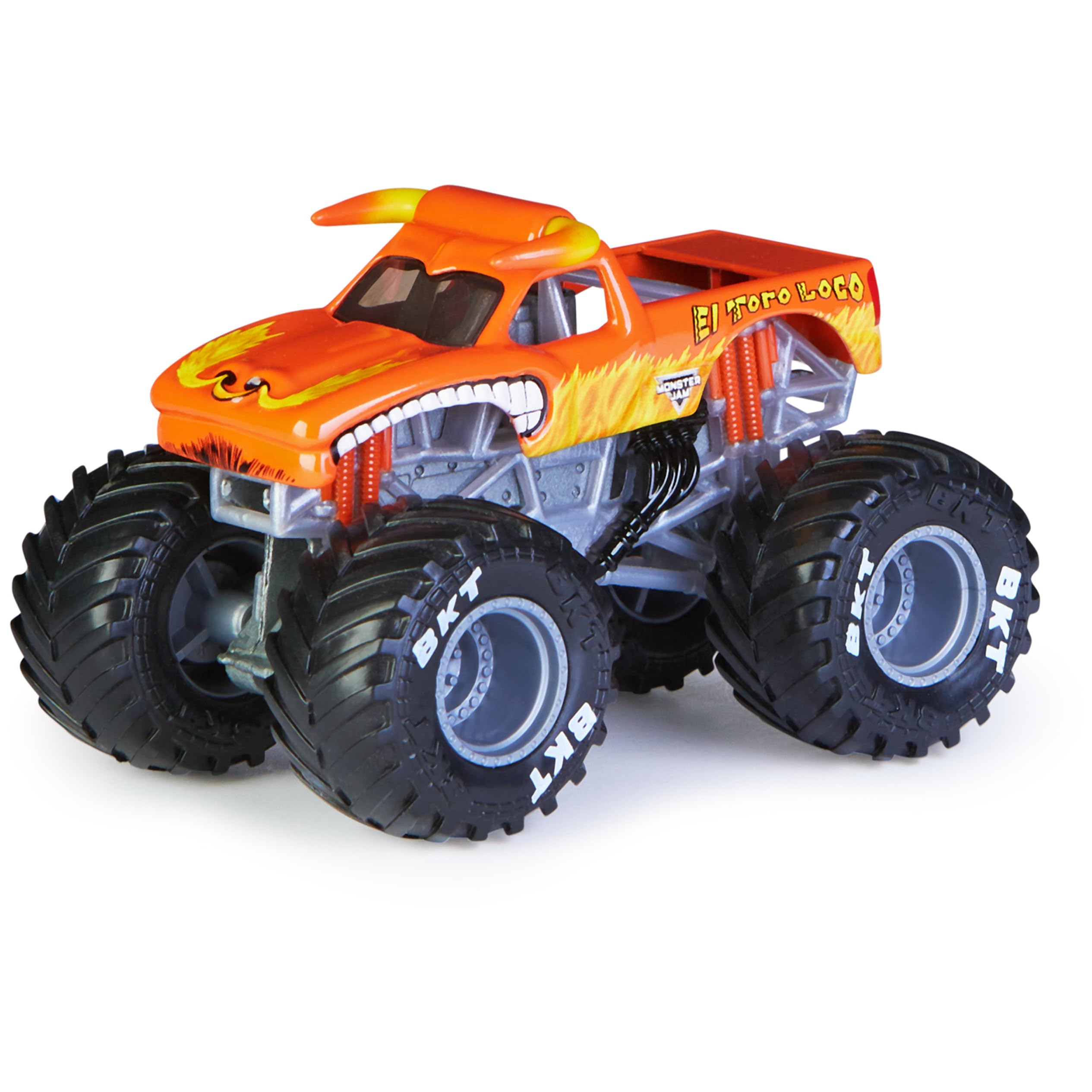 El Toro Loco truck shows official BKT tires for authentic look