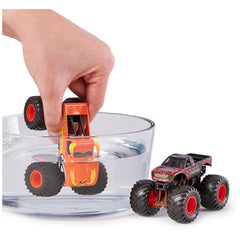Monster Jam El Toro Loco vs Northern Nightmare 1:64 scale die-cast trucks with authentic graphics.