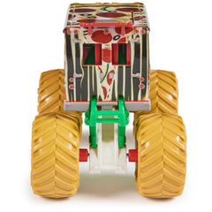 1:64 scale Monster Jam truck invites epic stunt and jump pretend races.