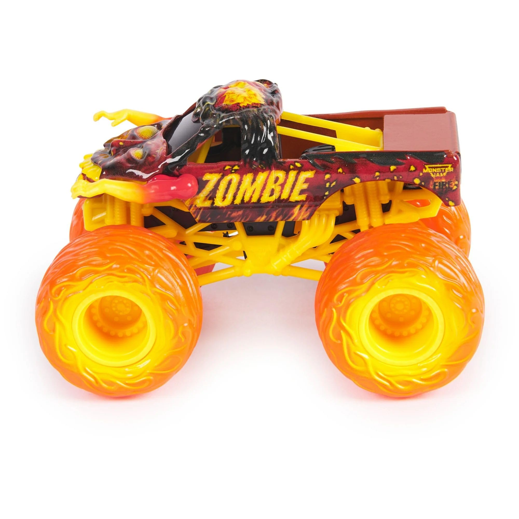 Monster Jam Earth Shaker Fire and Ice shows icy blue accents and rugged look.