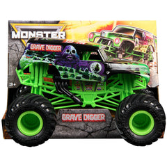 Monster Jam Grave Digger 1:24 scale die-cast truck for authentic display.