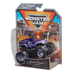 Monster Jam Grave Digger action pose 1:64 for dynamic displays