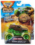 Monster Jam Grave Digger color-change front view shows water-activated transformation.