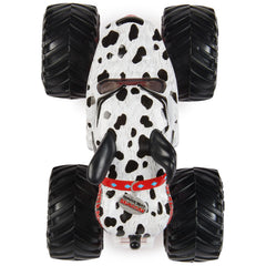 Monster Jam includes 1:64 scale truck in pack for affordable collection.