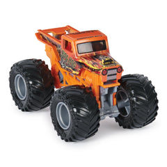 Monster Jam King Sling 1:64 diecast truck front view with bold graphics