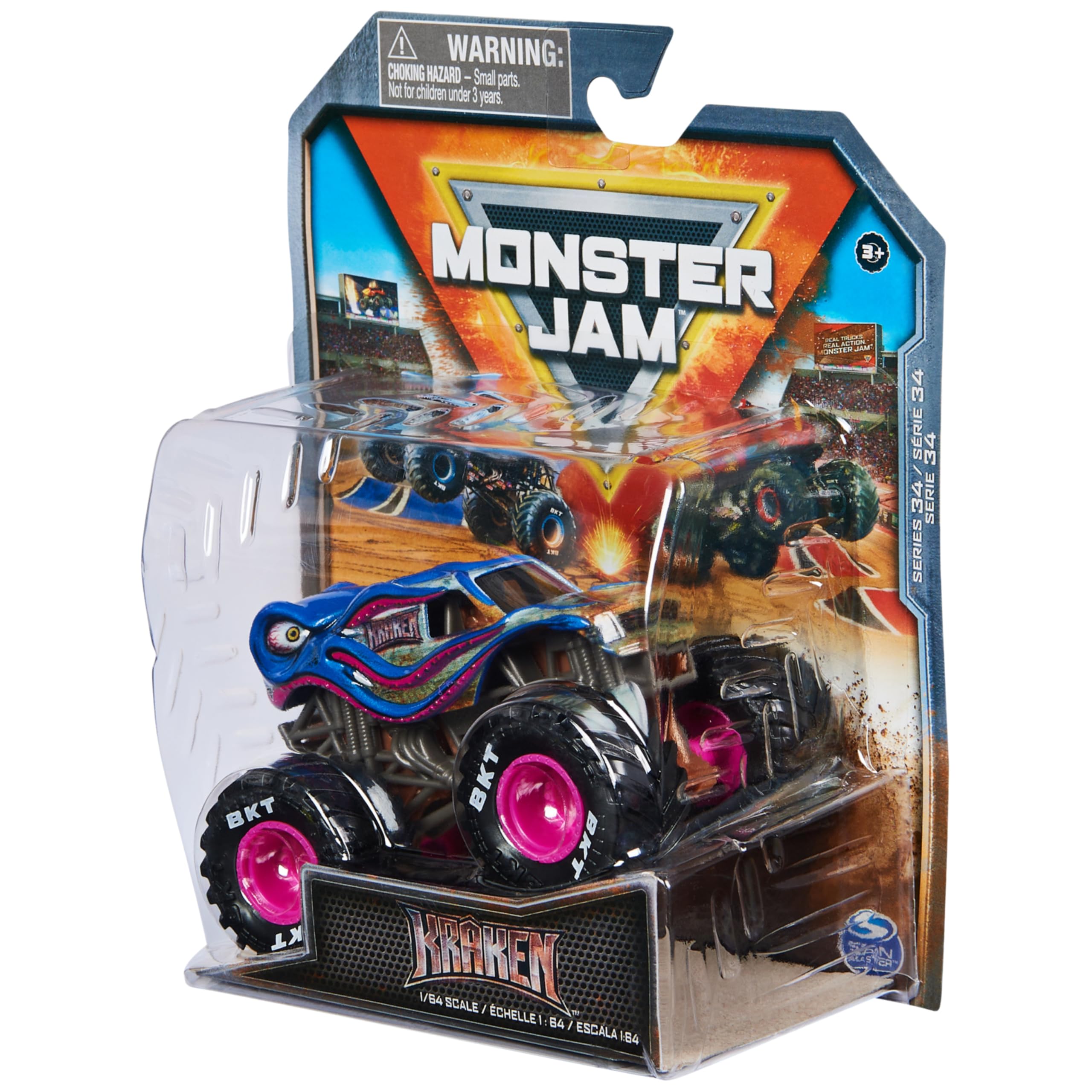 Monster Jam Kraken collector poster QR code view