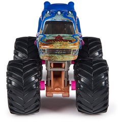 Monster Jam Kraken 1:64 die-cast tire and rim detail