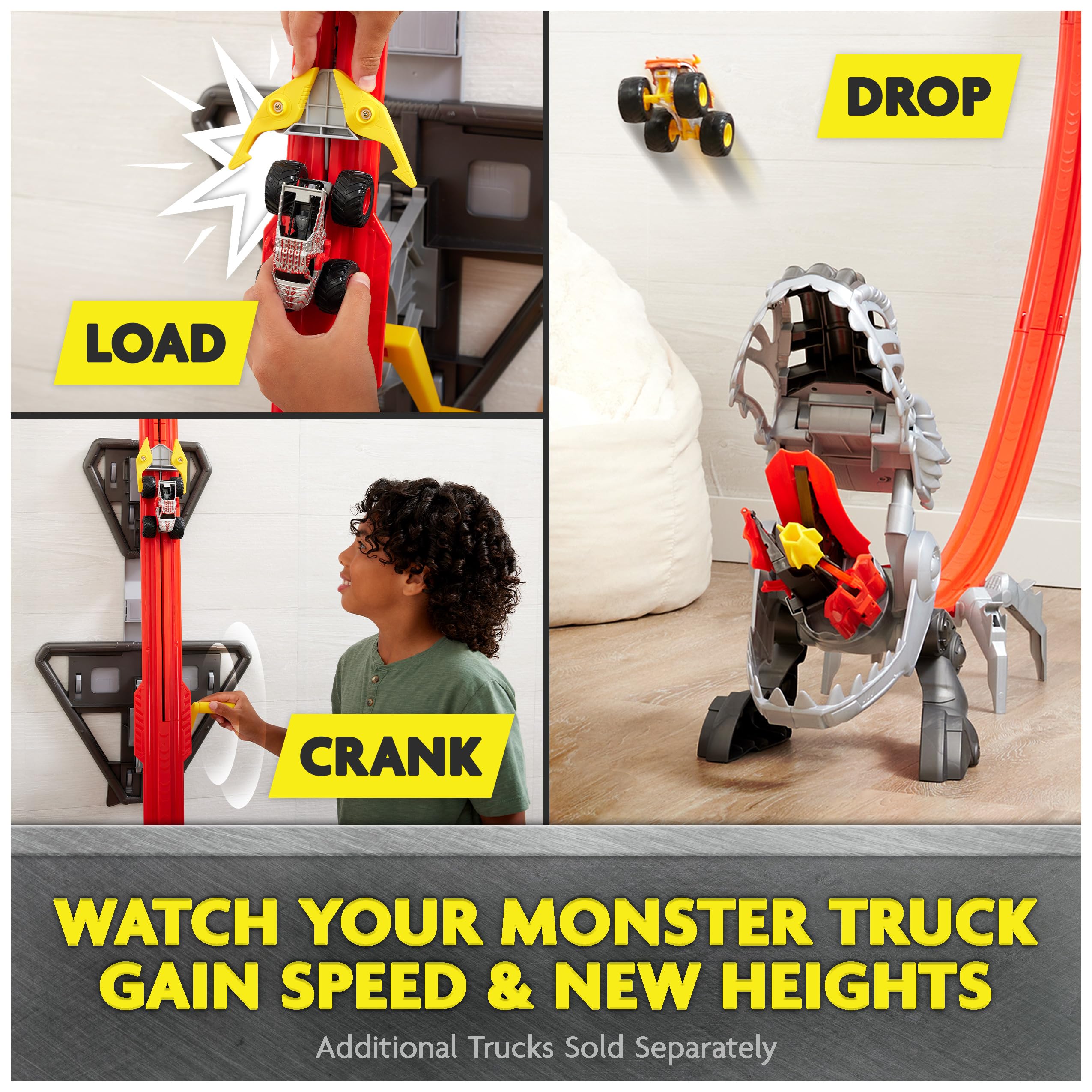 Launch ramp with crank mechanism for height and stunts