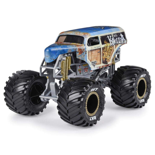 Monster Jam Max-D 1:24 truck side profile highlighting detailed graphics for display