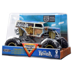 Monster Jam Max-D 1:24 truck suspension detail for play-ready realism
