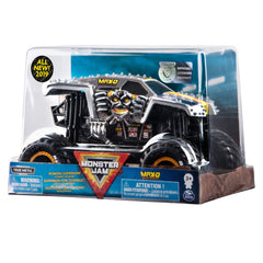 Monster Jam Max D with BKT tires demonstrates traction-ready design.