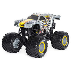 Monster Jam Max D side view shows vivid graphics and durable construction.