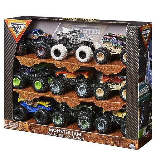 Monster Jam Megalodon 1:64 truck with rugged tires for dynamic display