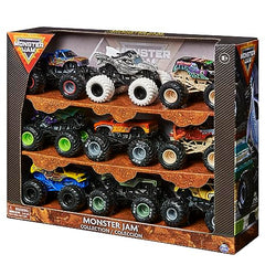 Monster Jam Megalodon 1:64 truck with rugged tires for dynamic display
