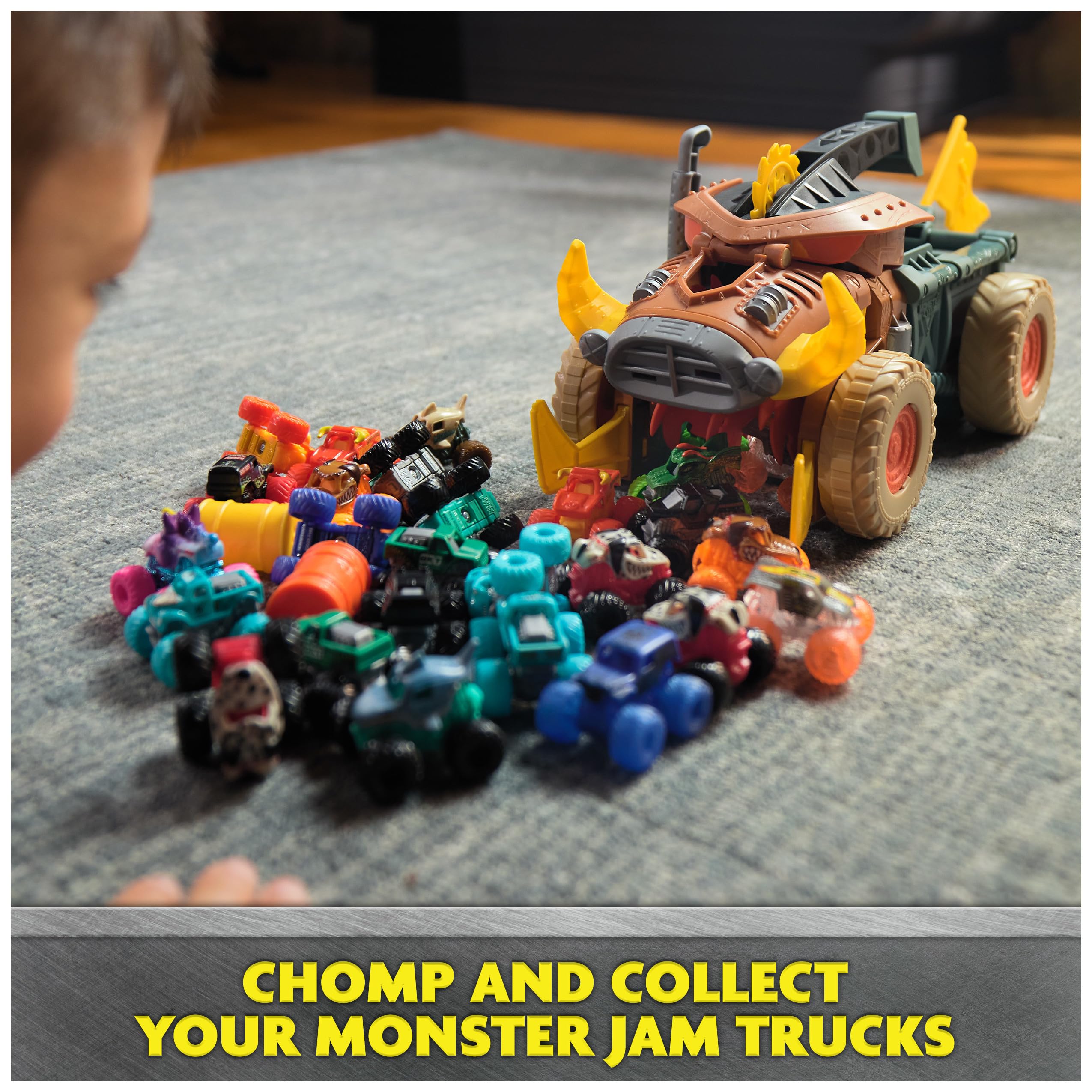 Mad Hog Chomper action demonstrates cause-and-effect during cleanup play.