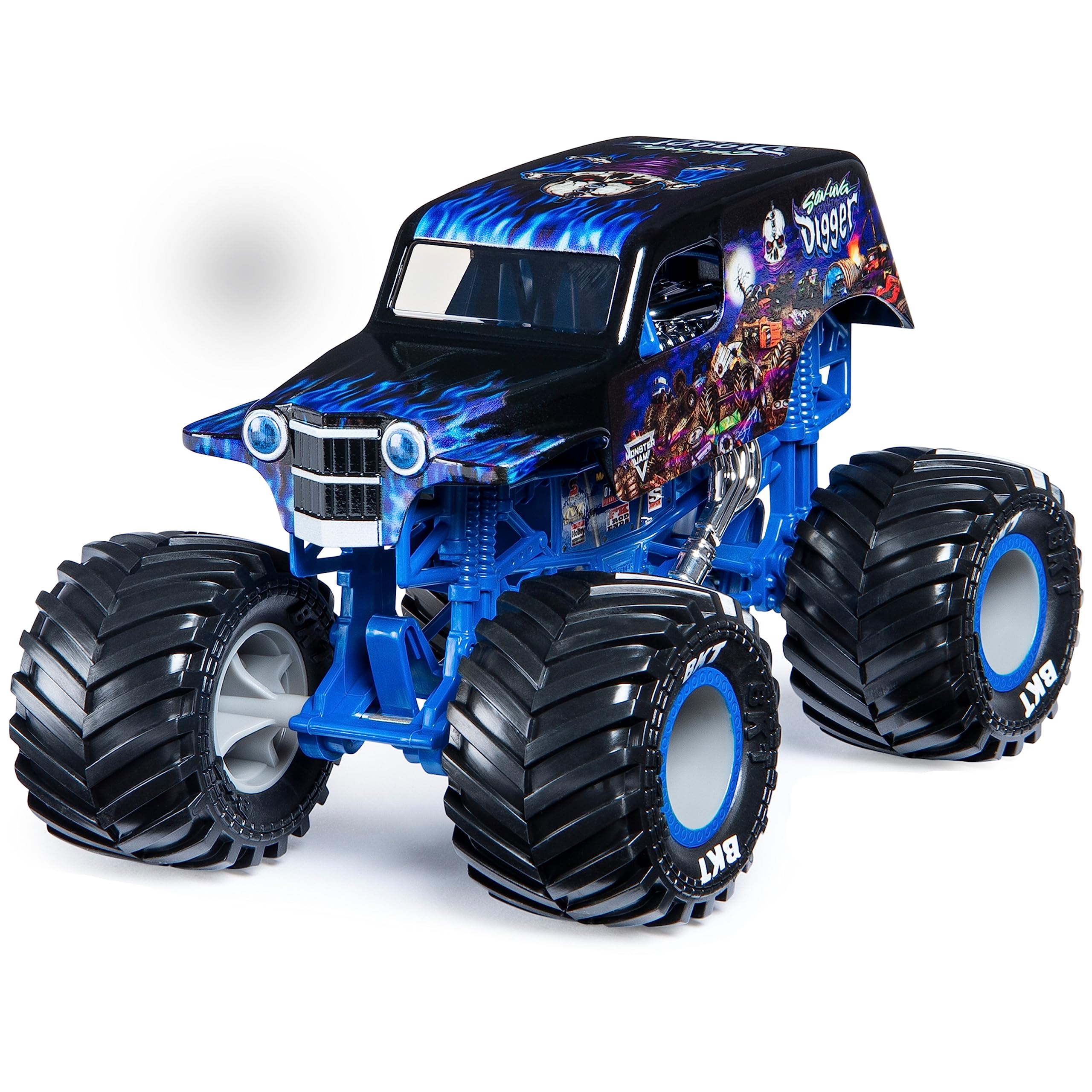 Monster Jam MNJ VHC 1to24 Son Uva Digger GML rear view shows authentic decals