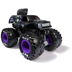 Close-up of official BKT tires and detailed graphics on the Mohawk Warrior.