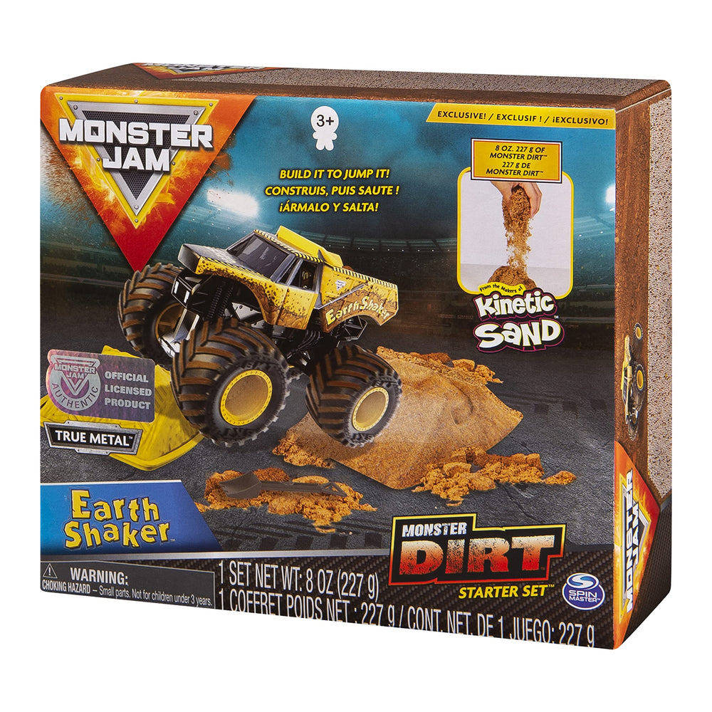 Monster Jam multi-tool for shaping and customizing ramps and dirt layouts.
