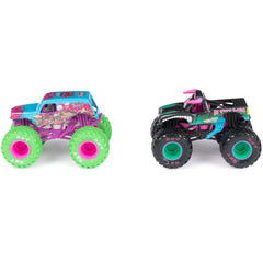 Monster Jam Nitro Neon collect-them-all display ready for kids ages 3 and up