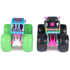 Monster Jam Nitro Neon glow details highlighting collectible styling