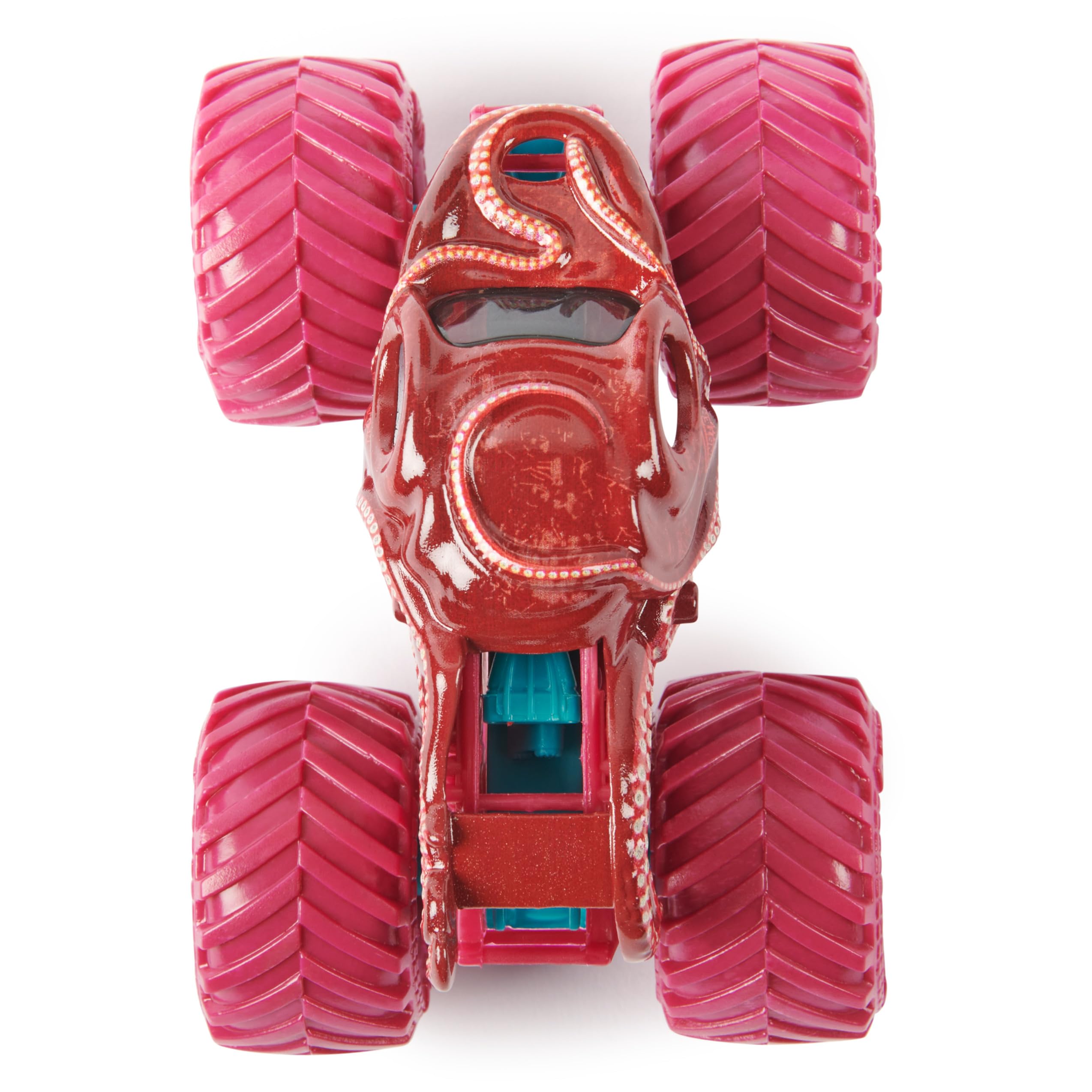 Monster Jam Octon8er 1:64 close-up of detailed graphics for display